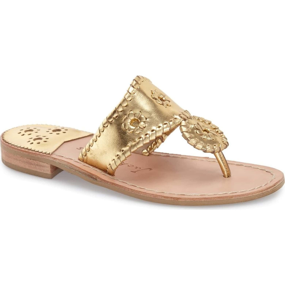 EUC Gold Jack Rogers NO BOX size 9